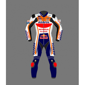 2021 Custom Motorbike suits ALEX MARQUEZ Red Bull HONDA REPSOL RACE Leather Motorbike Suit 